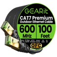 thumbnail image 1 of Cable Ethernet GearIt Cat7 Outdoor 30 m SFTP 10 Gbps resistente al agua, 1 of 8
