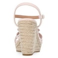thumbnail image 2 of Time and Tru Women's Flower Espadrille Wedge Sandals, 2 of 7