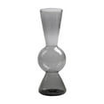 thumbnail image 4 of Florero de cristal gris Macarena florero de escritorio, 4 of 8