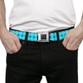 thumbnail image 3 of Buckle-Down Belt, Seatbelt Buckle Belt, Wallpaper Baby Blue Blue, Youth 22 to 32 Inches, 3 of 9
