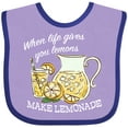 thumbnail image 3 of Inktastic When Life Gives You Lemons, Make Lemonade Boys or Girls Baby Bib, 3 of 4