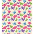 thumbnail image 3 of Modern Duvet Cover Set, Colorful Butterflies in Vibrant Tones Moths Wings Girls Design, Decorative 3 Piece Bedding Set with 2 Pillow Shams, Queen Size, Multicolor, by Ambesonne, 3 of 3