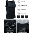thumbnail image 4 of AIR-Men's Tank Tops Quick Dry Sleeveless Workout Muscle Shirt Athletic Bodybuilding Gym Performance Tee Shirts, 4 of 4