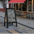 thumbnail image 5 of TEAKMAMA Chalkboard Signs 40x20 Standing A Frame Chalk Board Easel Sign Sandwich Board Signs Outdoor, Double Sided Blackboard for Business, Cafe, Weddings, Black, 5 of 12