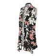 thumbnail image 3 of Made by Olivia Women's Open Front Draped Sleeveless Long Vest Cardigan with Elegant Paisley Print, 3 of 4