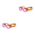 thumbnail image 1 of Naiovety Gafas de natación Clear View de alta definición - Hechas de PC para adaptarse a la estructura facial Correa ajustable Anillo rosa naranja 2Conjunto, 1 of 6