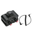 thumbnail image 1 of WSV2 2 Canales Micrófono Micrófono Adaptador De Audio Mixer Premium Ligero Ligero Portable Solución De Mezcla De Audio De Audio Para Cámaras DSLR Plástico Negro 7 X 4 X 5.8 Cm, 1 of 7