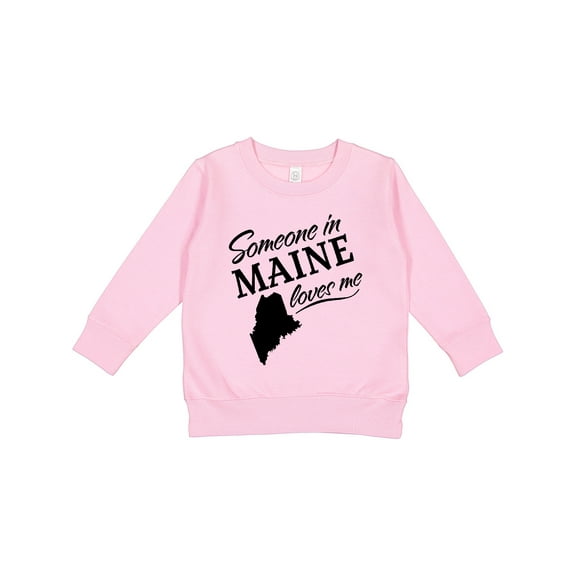 Inktastic Someone in Maine Loves Me Toddler Sweatshirt