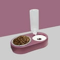 thumbnail image 1 of de tazones de agua y comida dispensador automático de agua Tazón de material acero inoxidable de alimentación para mascotas para - Rosa Yinane Bebederos para gatos, 1 of 8