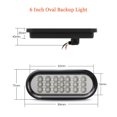 thumbnail image 4 of NPAUTO 2Pcs 6" Oval Trailer Backup Lights White 21 LED Trailer Reverse Fog Lights for RV Truck Boat Trailer Waterproof [Grommet & Plug], 4 of 4