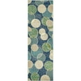 thumbnail image 1 of Unique Loom 3139837 2 ft. 2 in. x 6 ft. 7 in. Seaside Chromatic Runner Rug, Navy Blue, 1 of 1