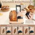 thumbnail image 4 of Yedigre Upgrade Manual Bread Slicer for Homemade Sourdough – Adjustable Hand Crank Cutter with Steel Fence & Sharp Blade, Retro Design, 4 of 9