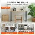 thumbnail image 5 of KFFKFF 28" Adjustable Desk Legs, Sturdy Steel Construction, Set of 4, for Custom Office Tables, Supports up to 1200 lbs, Easy Setup with Flexible Foot Cups, Black, 5 of 9