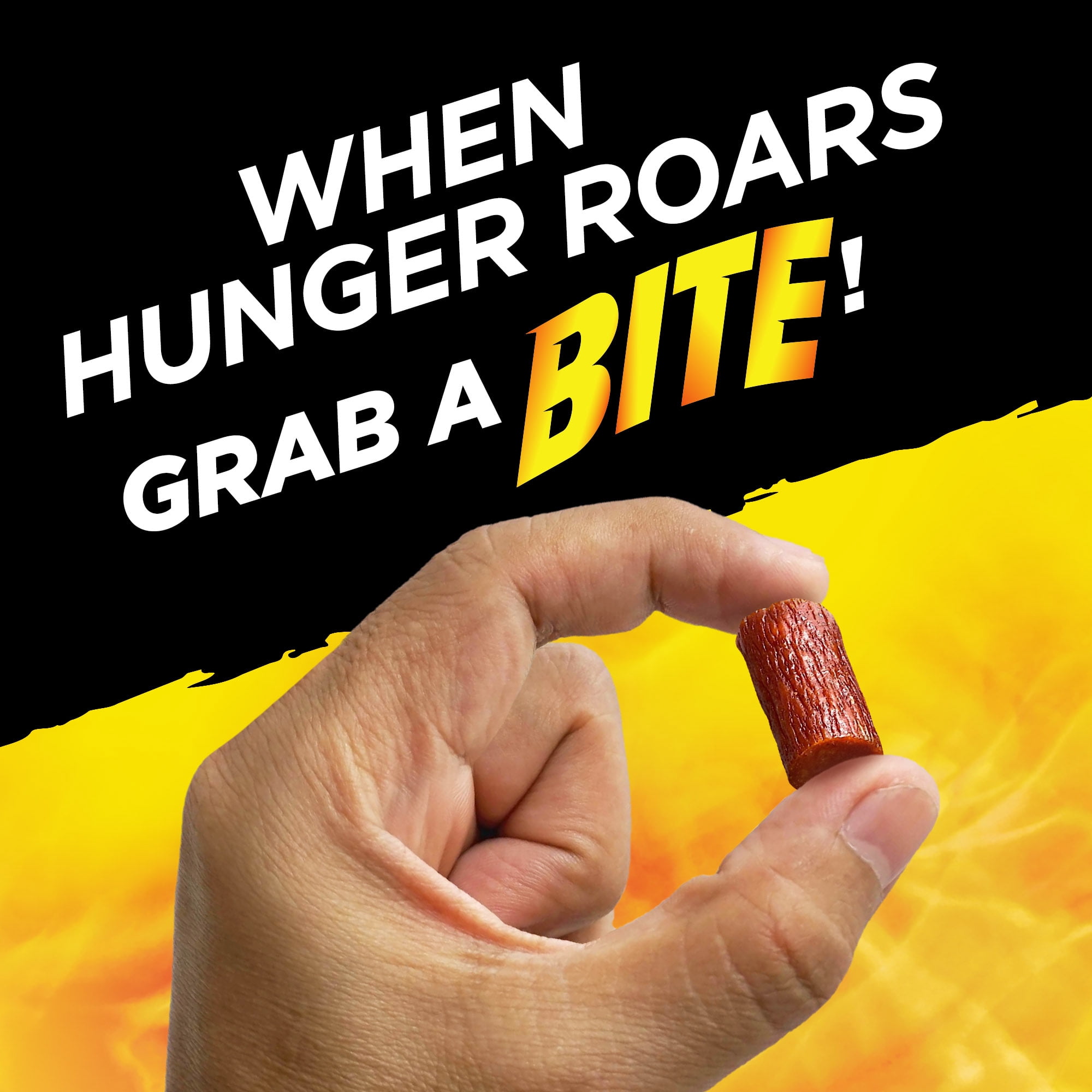 Slim Jim Bites, Original Bite-Sized Smoked Sausage Meat Snacks, 2 oz.