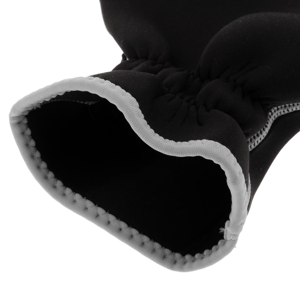 Paddle Gloves Kayak Gloves Hand Covers for Sea Kayaking, Canoeing - Black