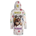 thumbnail image 2 of Back to School Cute Old English Sheepdog All Over Print 3D Hooded Duffle Toggle Coat Dog Lover - 13010, 2 of 6