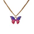 thumbnail image 2 of Kripyery Women Necklace Butterfly Shape Good Workmanship Creative Alloy Women Pendant for Gift, 2 of 8