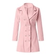 thumbnail image 5 of Vedolay Winter Coats for Women Open Front Cardigan Coat 2023 Jacket Pink,XL, 5 of 5