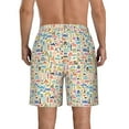 thumbnail image 3 of Naloa Famous Places Men's Beach Shorts, Surfing shorts, Swim trunks, Quick Dry Swim Trunks for Surfing Beach Fun - Small, 3 of 9