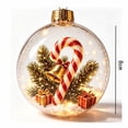 thumbnail image 2 of Christmas Lighted Decorative Ball, LED Glowing Ornament for Tree Window Ceiling Porch, Battery Powered Festive Light Ball for Holiday Party Home Ambiance Enhancement,Z019, 2 of 7