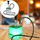 thumbnail image 5 of completo de 1 manguera, de , de acrílica, de portátil con cuenco de silicona para fiestas, clubes, barra de - Verde Macarena Cachimba completa, 5 of 6
