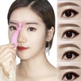 thumbnail image 3 of Plantillas para cejas reutilizadas, 4 Uds., moldeadoras, para el cuidado de las cejas, plantilla de modelo de maquillaje Likrtyny cuidado belleza, 3 of 6