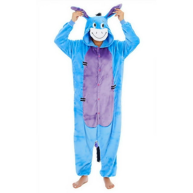 Winnie The Pooh Characters Unisex Onesiee Fancy Dress Costume Hoodies Pyjamas W zhangyuxiang LED