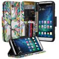 thumbnail image 1 of LG Fortune Case, LG Phoenix 3 Case, LG V1 Case, LG K4 2017 Case, SOGA [Pocketbook Series] PU Leather Magnetic Flip Design Wallet Case for LG Fortune / Phoenix 3 / V1 / K4 (2017) - Tree, 1 of 1