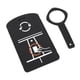 thumbnail image 2 of Funda protectora de silicona resistente al calor para tarjetas de llave de coche, suave y resistente, de repuesto para Tesla Model Y Model 3, 2 of 10