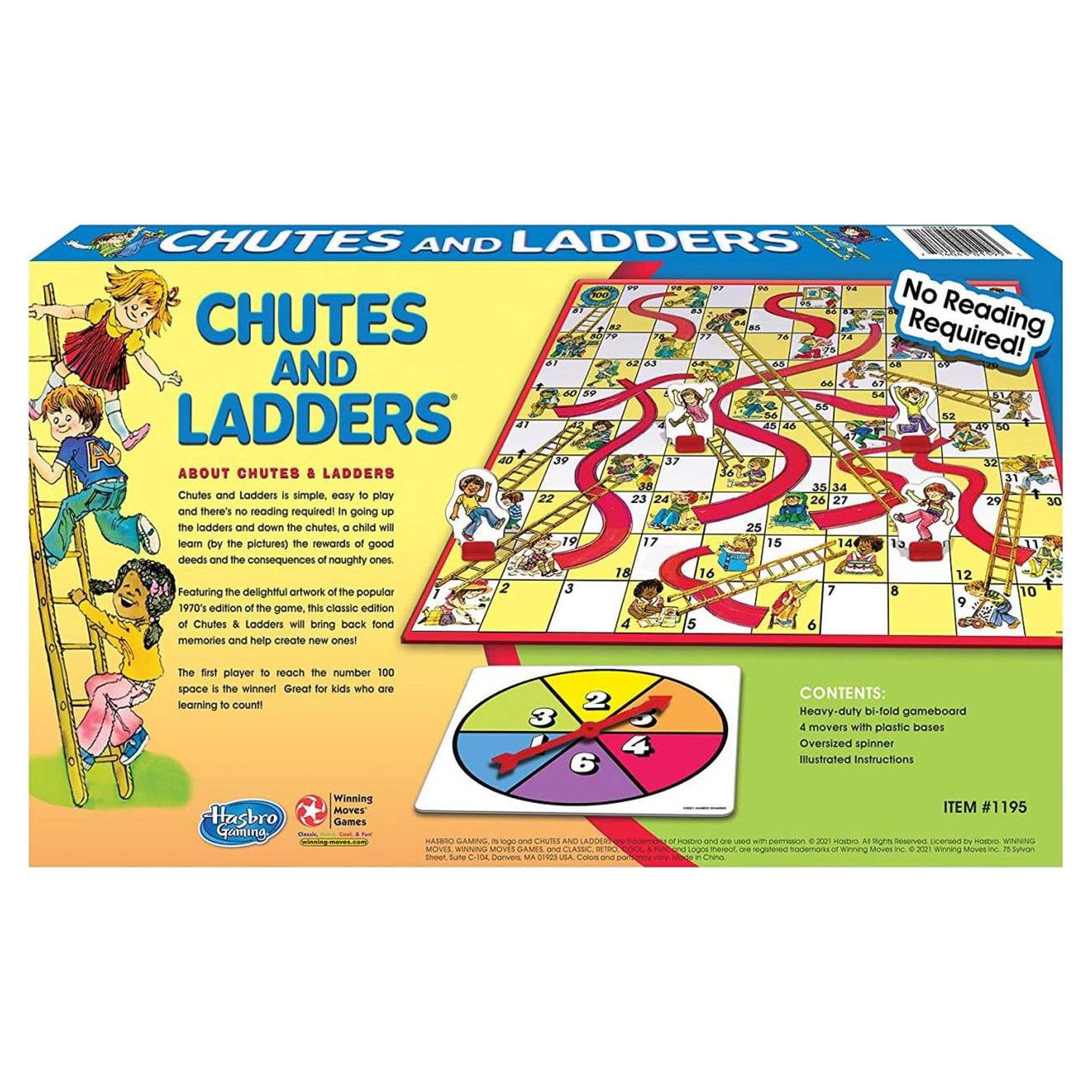 Winning Moves Games Classic Chutes and Ladders - image 2 of 3