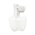 thumbnail image 2 of Stainless Steel Jeremiah 31:3 - Everlasting Love Engraved Cross - Crystal Madison Leverback Earrings, 2 of 2