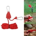 thumbnail image 2 of SIEYIO 4pcs Reflective Camping Rope with Aluminum Adjuster Tensioners Outdoor Guy Line, 2 of 6