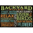 thumbnail image 2 of Marrott, Stephanie 24x17 White Modern Wood Framed Museum Art Print Titled - Backyard Rules, 2 of 4