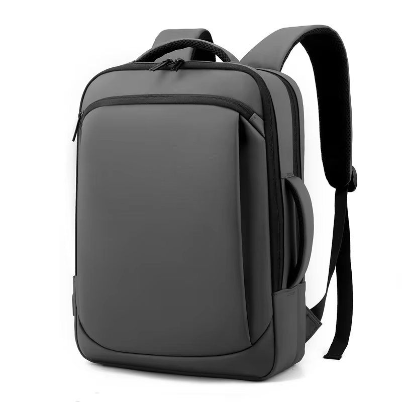 thumbnail image 2 of InnotechSC Mochila Delgada para Laptop, Bolso de Cuero Liviano de Negocios Unisex, para Viajar, 15.6", Negro, 2 of 8