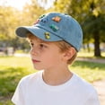 thumbnail image 2 of newwalpole Kids Hats for Boys, 3-8T Kids Baseball Cap with Sunglasses, Adjustable Toddler Ball Caps Hat for 3-8Y Girls Boys Light Blue for Size One Size, 2 of 8