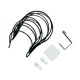 thumbnail image 5 of Soporte para Sombrero Macarena 5 uds Montaje en Pared Negro, 5 of 8