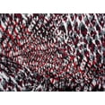 thumbnail image 1 of 10 Yard Lot Printed DTY Spandex Stretch Apparel Fabric Red Black Gray White Abstract B408, 1 of 1