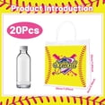 thumbnail image 2 of Softball Clear Gift Bags - 20Pcs Softball Clear PVC Goodie Candy Treat Bags with Handle Sport Themed Handbag for Fans Coaches Team Game Sports Theme Activities Birthday Party Supplies, 2 of 6