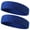 Blue, variant on WTXUE Headbands for Women, Women Absorption and Sweat Wicking Sports Cotton Thick Pile Cloth Wweat Proof Belt, Black