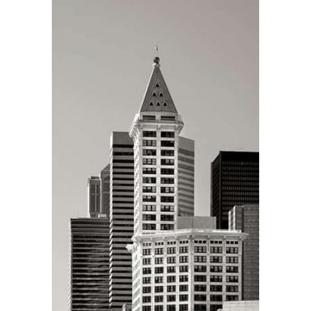 Smith Tower BW Canvas Art - Douglas Taylor (24 x 36)