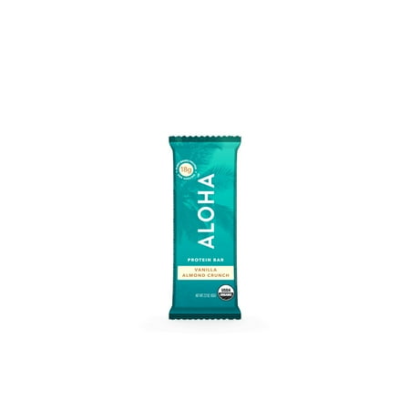 aloha almond crunch vanilla protein oz bar