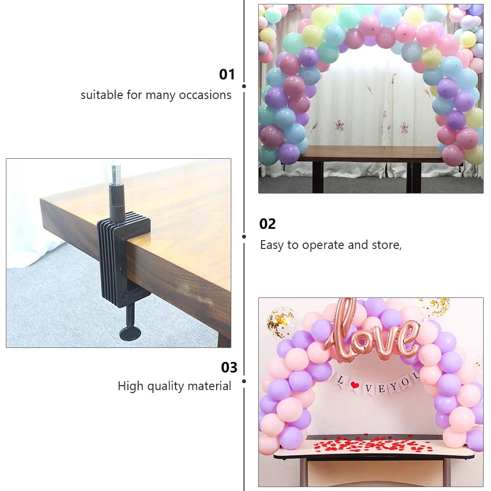 Tersarium Table Balloon Arch Kit Balloon Stand Backdrop Decoration Tool for Graduation