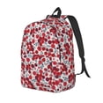 thumbnail image 1 of Balery Red Hawthorn Mochila Clásica Impresa Básica para Viaje, Mochila Escolar Resistente al Agua, Mochila de Lona con Correas Ajustables-Medium, 1 of 5