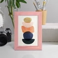 thumbnail image 5 of Mod Pods II -Framed Print w/glass-Sunset Pink, 5 of 8