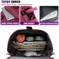 thumbnail image 3 of Gym Bag for Women Sports Duffel Backpack Travel Weekender Bag with Shoes Compartment, Sports Duffle Gym Bag,Purple, 3 of 6