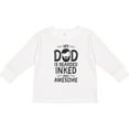 thumbnail image 3 of Inktastic My Dad is Bearded Inked and Awesome Boys or Girls Long Sleeve Toddler T-Shirt, 3 of 5
