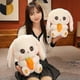 thumbnail image 4 of Kawaii Plushie Bunny Stuffed Animal Cute Plush Radish Rabbit Holding Carrot Plush Toy Soft Pillow Doll Children Kid Girl Gifts, 4 of 5