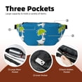thumbnail image 2 of Sigee Goose Holding an Umbrella for Multi-functional Belt Bag for Men and Women With Adjustable Strap For Travel Running Hiking, 2 of 8