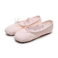 thumbnail image 3 of MUCHENGGIFT Ballet Canvas Dance Shoes for Toddler/Kids/Women,Ballet Slippers for Dancing, 3 of 4