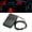 Black, variant on ZHIMAO Car LED 3rd Brake Light F1 Style 15 LED Super Bright Lights Halogen Rear 3 Third Strobe Flashing Tail Brake Stop Lamp Accessorie Black